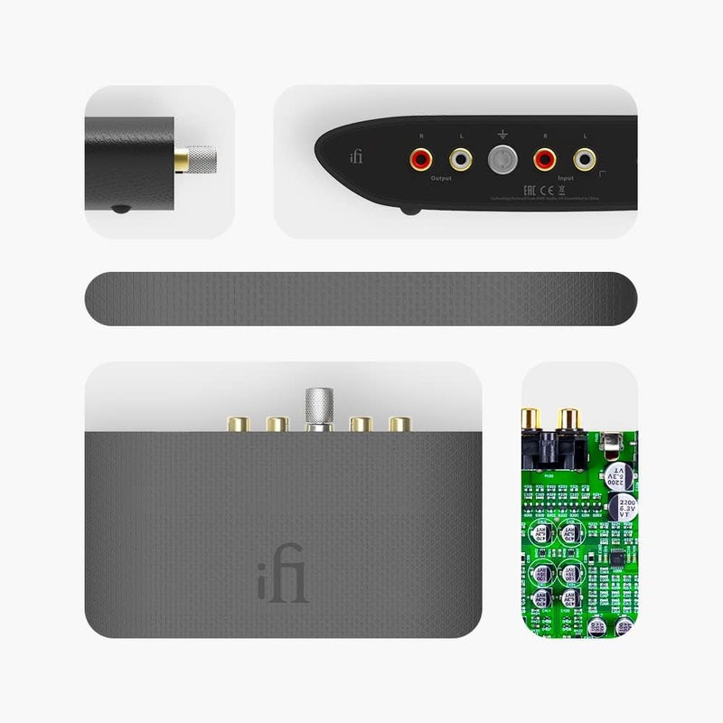 iFi Audio Zen Air Phono – Reduce Hiss & Noise on Vinyl Playback - Affordable Hi-Res Phono Stage Pre-amp for MM/MC Turntable, Phonograph Vinyl, Record Player, RIAA HiFi Preamplifier – Subsonic Filter - Image 5